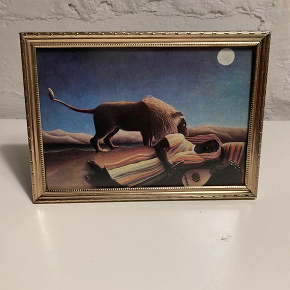 Henri Rousseau print in frame, small - Picture 1 of 3